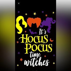 Hocus-pocus garden flag.  28x40 great for Halloween Sanderson sisters witches